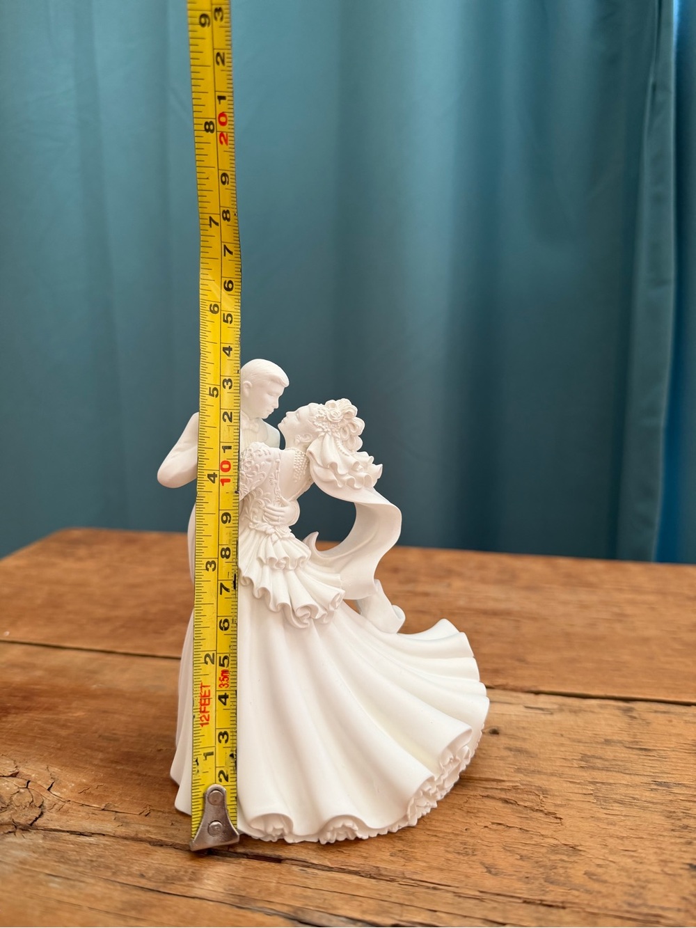Wilton White Bianca Wedding Couple Cake Topper Vintage Wedding - Picture 6 of 6